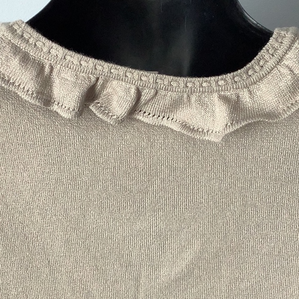 Jessica~ Ruffled Knit Shell - Picture 7 of 7